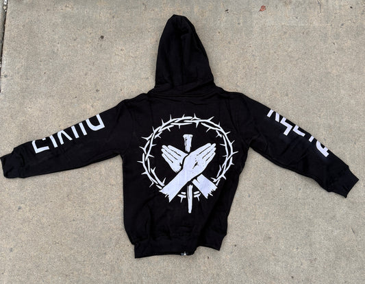 Scars and Thorns Black Zip-up Hoodie