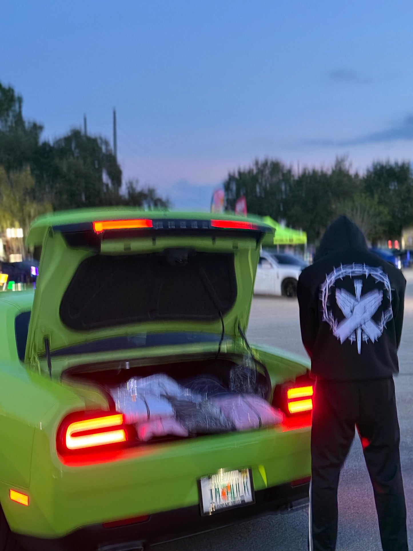 Scars and Thorns Black Zip-up Hoodie