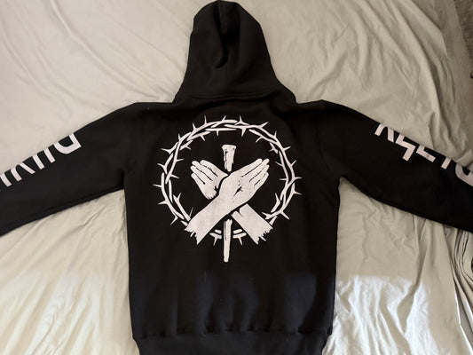 Scars and Thorns Black Zip-up Hoodie