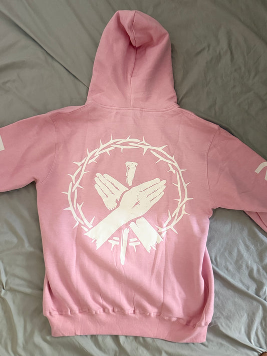 Scars and Thorns Pink Zip up