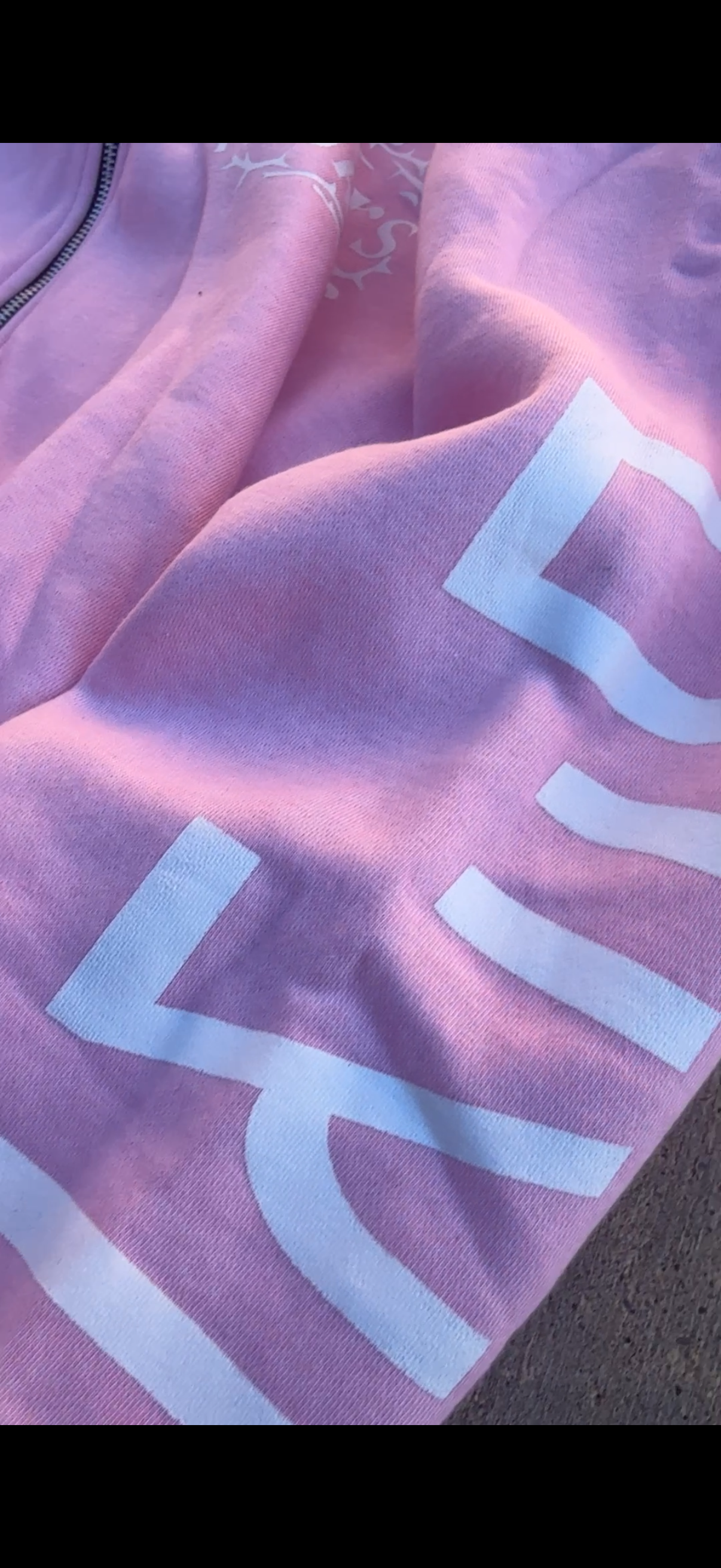 Scars and Thorns Pink Zip up